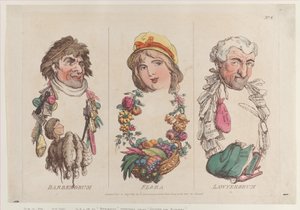 Barberorum, Flora, Lawyerorum, 15 agosto 1800 da Thomas Rowlandson