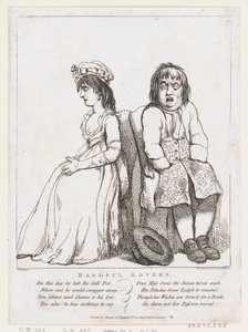 Amanti timidi, 15 marzo 1798 da Thomas Rowlandson