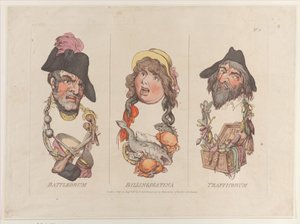 Battleorum, Billingsgatina, Trafficorum da Thomas Rowlandson