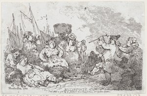 Billingsgate, 4 febbraio 1786 da Thomas Rowlandson