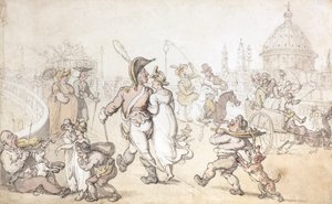 Ponte di Blackfriars da Thomas Rowlandson