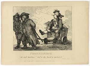 Il giro delle Ebridi di Boswell: Frontespizio da Thomas Rowlandson