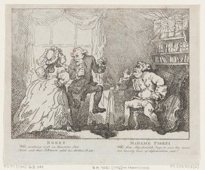 Frontespizio di Bozzy e Madame Piozzi, Bozzy e Piozzi di Peter Pindar, 1780-86
