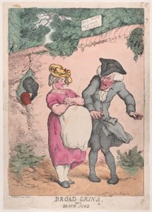 Grandi risate, o una barzelletta nera da Thomas Rowlandson