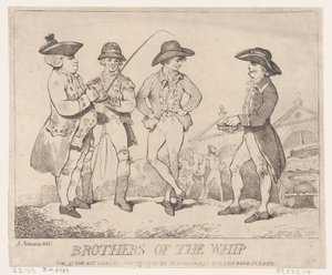 Fratelli della frusta, 27 novembre 1781 da Thomas Rowlandson