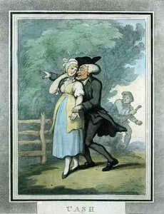 Contanti, pub. da Rudolph Ackermann da Thomas Rowlandson