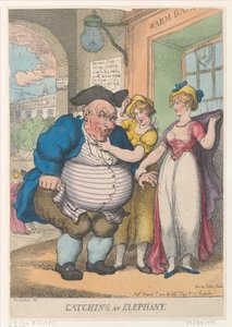 Catturare un elefante da Thomas Rowlandson