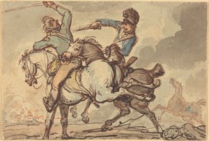 Scaramuccia di cavalleria da Thomas Rowlandson