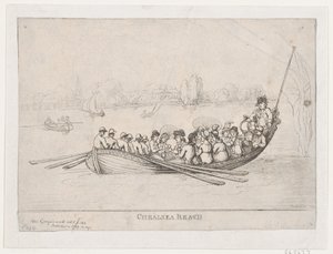 Chelsea Reach da Thomas Rowlandson