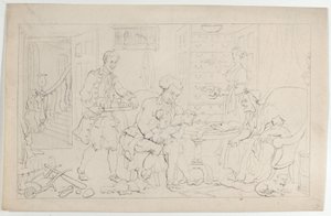Infanzia: Il primo tutore, da La danza della vita da Thomas Rowlandson
