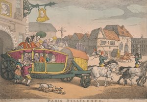 Coaching: Paris Diligence da Thomas Rowlandson