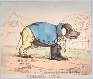 Maiale al Collare, 25 luglio 1800 da Thomas Rowlandson