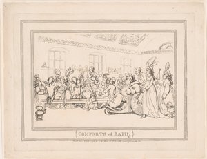 I piaceri del bagno, tavola 11 da Thomas Rowlandson