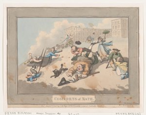 Comforts of Bath, Piatto 12, 6 gennaio 1798 da Thomas Rowlandson