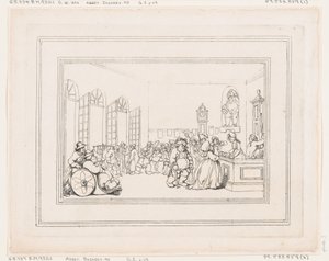Comforts of Bath, Tavola 3 da Thomas Rowlandson