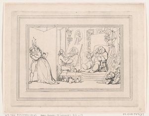 Comforts of Bath, Tavola 6, 6 gennaio 1798 da Thomas Rowlandson