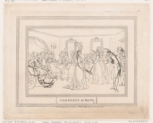 Comforts of Bath, Tavola 8 da Thomas Rowlandson
