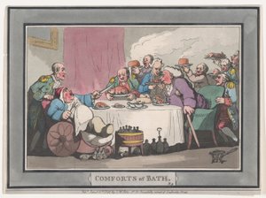 Comforts of Bath, Tavola 9 da Thomas Rowlandson