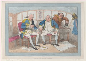 Comandanti impegnati in mare da Thomas Rowlandson