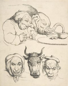 Anatomia comparata da Thomas Rowlandson