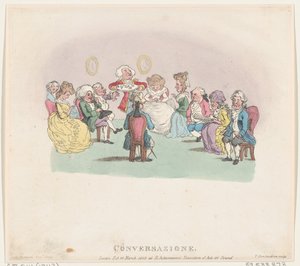 Conversazione, 20 marzo 1803 da Thomas Rowlandson
