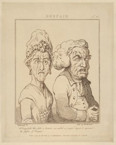Disperazione, 21 febbraio 1800 da Thomas Rowlandson