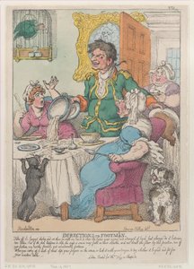 Istruzioni ai valletti da Thomas Rowlandson