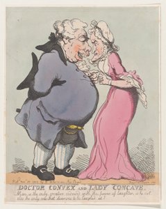 Dottor Convex e Lady Concave, 20 novembre 1802 da Thomas Rowlandson
