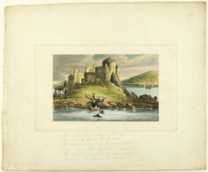 Il dottor Syntax che cade in acqua, da Il viaggio del dottor Syntax da Thomas Rowlandson