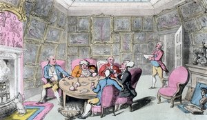 Doctor Syntax con My Lord, inizio 19° secolo da Thomas Rowlandson