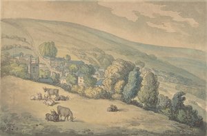 Downlands, Sussex, 1780-1827 da Thomas Rowlandson
