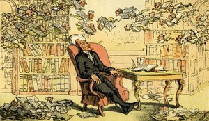 Il dottor Syntax - il sogno del dottore da Thomas Rowlandson