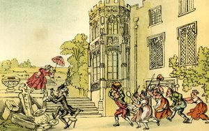 Il dottor Syntax e le api da Thomas Rowlandson