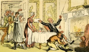 Il dottor Syntax scambia la casa di un gentiluomo per una locanda