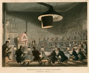 Disegno dal vero alla Royal Academy, Somerset House, Strand, Londra