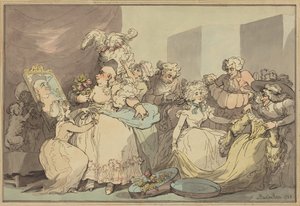 Come vestirsi per un compleanno da Thomas Rowlandson