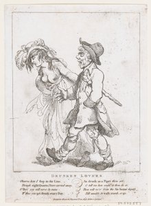 Amanti Ubriachi, 15 marzo 1798 da Thomas Rowlandson