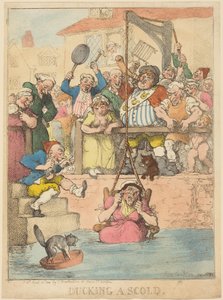 Sfuggire a una ramanzina da Thomas Rowlandson