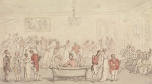 Balli di coppia eleganti da Thomas Rowlandson