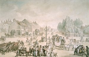 Elephant and Castle, Southwark, Londra, c1805-c1820