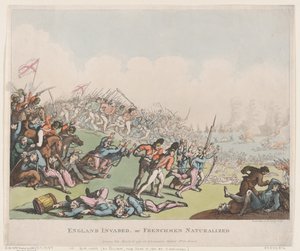 Inghilterra invasa, o francesi naturalizzati da Thomas Rowlandson