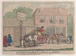 Intrattenimento per Uomo e Cavallo, 25 ottobre 1788 da Thomas Rowlandson