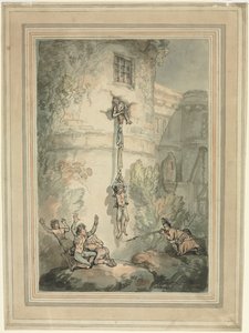 Fuga di Prigionieri Francesi da Thomas Rowlandson