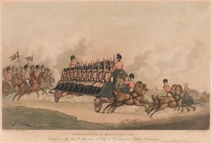 Spedizione della Mosca Militare da Thomas Rowlandson