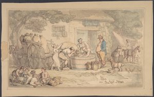 Scena di vita contadina da Thomas Rowlandson