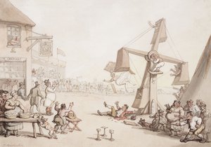 Figure a una fiera, 1803 da Thomas Rowlandson