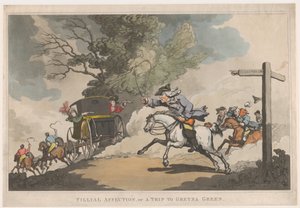 Affetto filiale, o un viaggio a Gretna Green da Thomas Rowlandson
