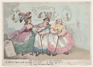 Per il beneficio del campione da Thomas Rowlandson