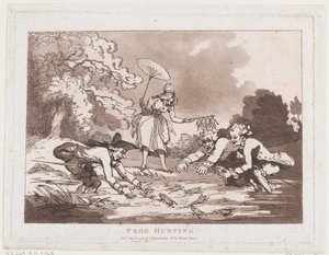 A caccia di rane da Thomas Rowlandson