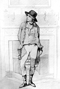 George Morland, 1786 da Thomas Rowlandson